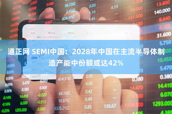 道正网 SEMI中国：2028年中国在主流半导体制造产能中份额或达42%
