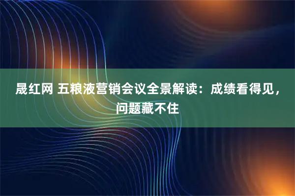 晟红网 五粮液营销会议全景解读：成绩看得见，问题藏不住