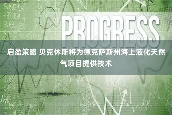 启盈策略 贝克休斯将为德克萨斯州海上液化天然气项目提供技术