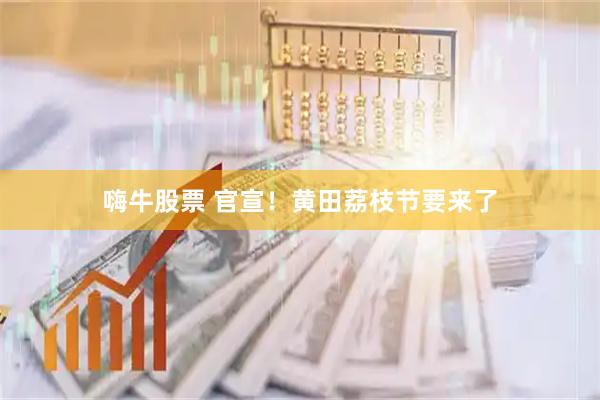 嗨牛股票 官宣!黄田荔枝节要来了