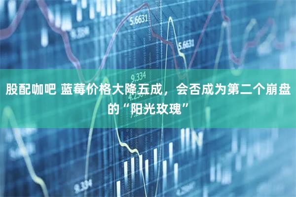股配咖吧 蓝莓价格大降五成，会否成为第二个崩盘的“阳光玫瑰”