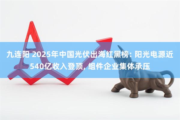 九连阳 2025年中国光伏出海红黑榜: 阳光电源近540亿收入登顶, 组件企业集体承压